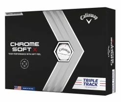 Callaway Golf Callaway Chrome Soft X Triple Track Golf Balls 2022 - White -Clubs Sales 2023 balls 2022 chrome soft x triple track 2 1