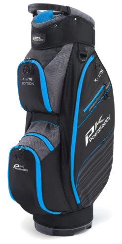 Powakaddy Golf PowaKaddy X-Lite Edition Cart Bag - Black/Gunmetal/Blue