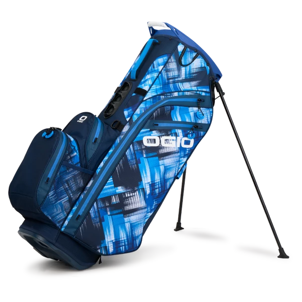 NEW OGIO All Elements Golf Stand Bag - Blue Hash 3 NEW OGIO All Elements Golf Stand Bag - Blue Hash