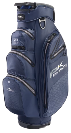Powakaddy Golf NEW PowaKaddy Dri-Tech Cart Bag - Blue With Cool Grey Trim