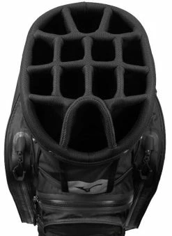 Mizuno Golf Mizuno BR-DRIC Cart Bag - Black/Silver -Clubs Sales 2023 brd1c blacksilver 2