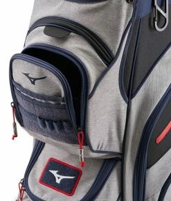 Mizuno Golf Mizuno BR-D4 Cart Bag - Heather Grey/Navy -Clubs Sales 2023 brd4cgreynavy 5 1