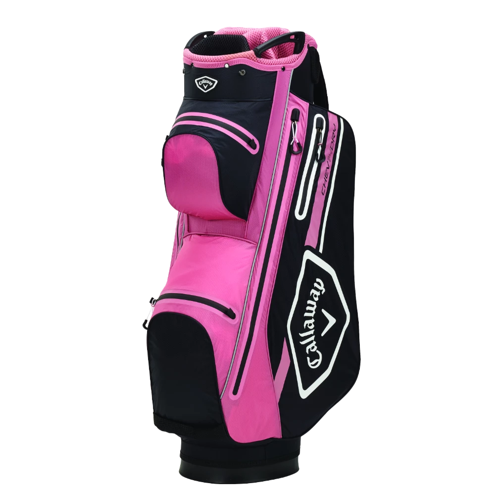 Callaway Golf Callaway Chev Dry 14 Cart Golf Bag - Black/Rose 3 Callaway Golf Callaway Chev Dry 14 Cart Golf Bag - Black/Rose