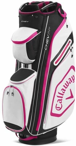 Callaway Golf Callaway Chev 14+ Cart Bag -Navy/Silver -Clubs Sales 2023 callawaychev14pluscartbag blackpink 1 6