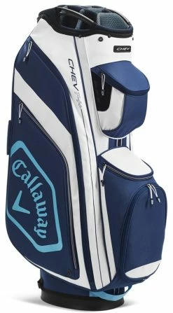 Callaway Golf Callaway Chev 14+ Cart Bag -Navy/Silver -Clubs Sales 2023 callawaychev14pluscartbag whitenavy 2 6