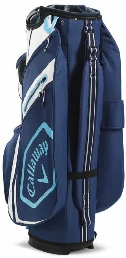 Callaway Golf Callaway Chev 14+ Cart Bag -Navy/Silver -Clubs Sales 2023 callawaychev14pluscartbag whitenavy 3 6