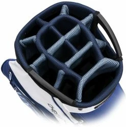 Callaway Golf Callaway Chev 14+ Cart Bag -Navy/Silver -Clubs Sales 2023 callawaychev14pluscartbag whitenavy 5 6