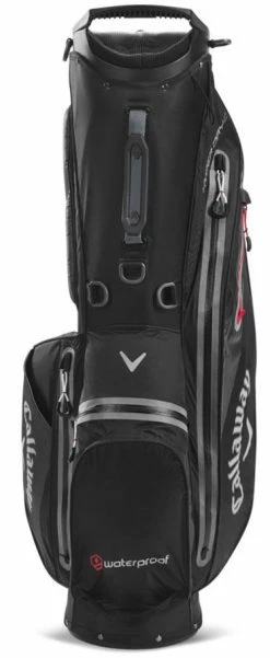 Callaway Golf Callaway Hyper Dry C Double Strap Stand Bag -Black/Charcoal -Clubs Sales 2023 callawayhyperdryc blackcharcoal 3 4