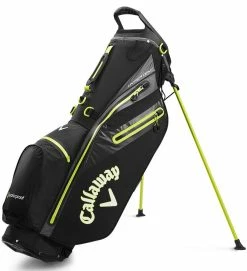 Callaway Golf Callaway Hyper Dry C Double Strap Stand Bag -Black/Charcoal -Clubs Sales 2023 callawayhyperdryc blackyellow 1 4