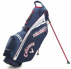 Callaway Golf Callaway Hyper Dry C Double Strap Stand Bag -Black/Charcoal -Clubs Sales 2023 callawayhyperdryc navywhite 1 4