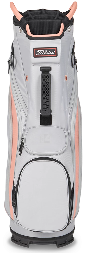 Titleist Golf Titleist Cart 14 Cart Bag - Grey/Peach 5 Titleist Golf Titleist Cart 14 Cart Bag - Grey/Peach - Image 3