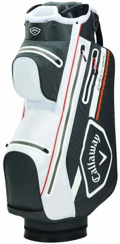 Callaway Golf Callaway Chev 14 Dry Cart Bag - Charcoal/White/Orange