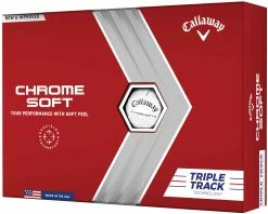 Callaway Golf Callaway Chrome Soft Triple Track Golf Balls 2022 - White