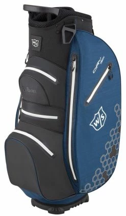 Wilson Golf Wilson Dry Tech II Cart Bag-Black/Blue/White