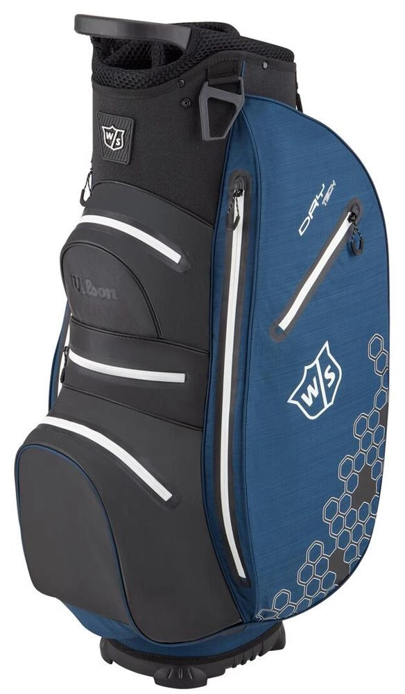 Wilson Golf Wilson Dry Tech II Cart Bag-Black/Blue/White 3 Wilson Golf Wilson Dry Tech II Cart Bag-Black/Blue/White