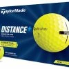 TaylorMade Golf TaylorMade Distance+ Golf Balls Dozen - Yellow -Clubs Sales 2023 distanceplus 3