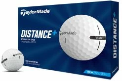 TaylorMade Golf TaylorMade Distance+ Dozen Golf Balls - White