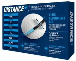 TaylorMade Golf TaylorMade Distance+ Dozen Golf Balls - White -Clubs Sales 2023 distancepluswhite 3 1