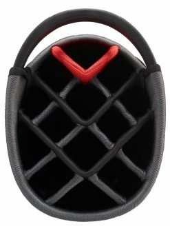 Powakaddy Golf Powakaddy DLX -Lite Edition Cart Bag - Gunmetal/Red -Clubs Sales 2023 dlxliteeditiongunmetalred 3