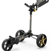 Powakaddy Golf NEW Powakaddy DLX-Lite FF Push Trolley - GunMetal/Yellow -Clubs Sales 2023 dlxyellow2