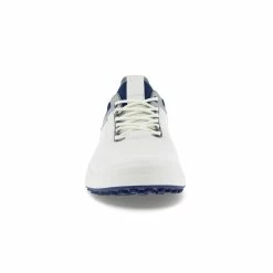 ECCO Golf ECCO M GOLF CORE GOLF SHOES - WHITE/SILVER METALLIC/BLUE DEPTHS -Clubs Sales 2023 ecco 100804 60214 front