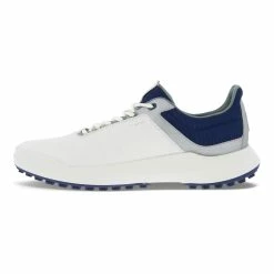 ECCO Golf ECCO M GOLF CORE GOLF SHOES - WHITE/SILVER METALLIC/BLUE DEPTHS -Clubs Sales 2023 ecco 100804 60214 inside