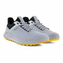 ECCO Golf ECCO M GOLF CORE GOLF SHOES - SILVER GREY/SILVER METALLIC/BLACK -Clubs Sales 2023 ecco 100804 60215 pair
