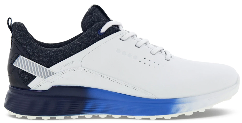 ECCO Golf Ecco S-THREE Golf Shoes - White/Black 3 ECCO Golf Ecco S-THREE Golf Shoes - White/Black