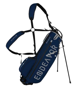 Brand Fusion Fast Fold Endeavor Stand Bag - Navy/Alloy
