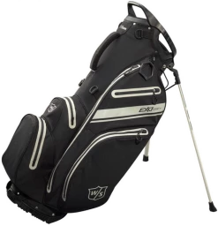Wilson Golf Wilson EXO Dry Waterproof Stand Bag - Black/Charcoal/Silver