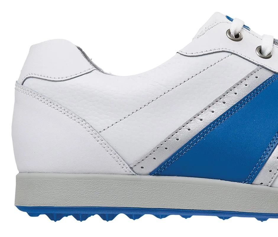 FootJoy Golf FootJoy Contour Casual Golf Shoes -7-White/Blue 5 FootJoy Golf FootJoy Contour Casual Golf Shoes -7-White/Blue - Image 3