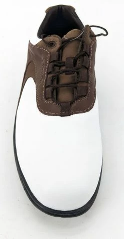FootJoy Golf FootJoy Contour Series Golf Shoe Size 8.5 White/Brown/Taupe (54239)