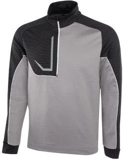 Galvin Green DAXTON Pullover In INSULA - Sharkskin