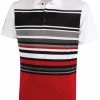 Galvin Green Miguel Golf Ventil 8+ Shirt - White/Red/Sharkskin -Clubs Sales 2023 g796912 1 1 4