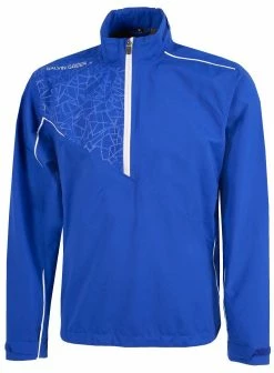 Galvin Green Alex Half Zip Waterproof Jacket In GORE-TEX Paclite -Clubs Sales 2023 galvingreenalex surfbluewhite 2