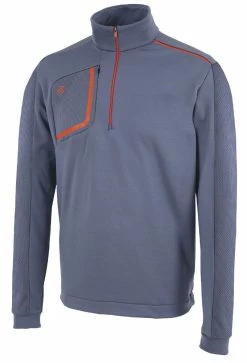 Galvin Green Dwight 1/2 Zip Pullover In INSULA -Clubs Sales 2023 ggdwightenblrstorng 2