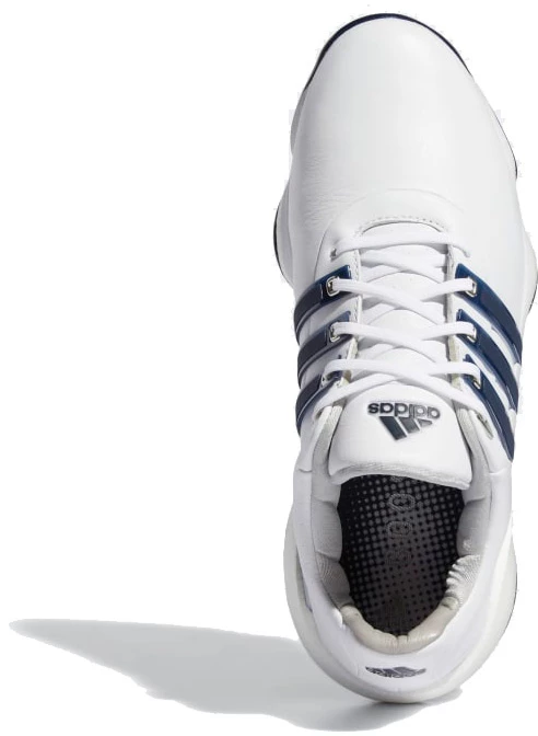 ADIDAS Tour 360 22 Golf Shoes - Cloud White / Collegiate Navy / Silver Metallic 9 ADIDAS Tour 360 22 Golf Shoes - Cloud White / Collegiate Navy / Silver Metallic - Image 7