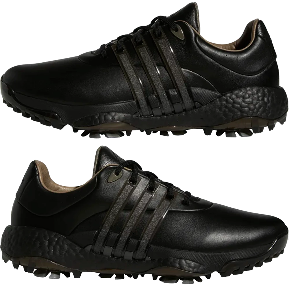 ADIDAS Tour 360 Golf Shoes - Core Black/Core Black/Grey Five 6 ADIDAS Tour 360 Golf Shoes - Core Black/Core Black/Grey Five - Image 4