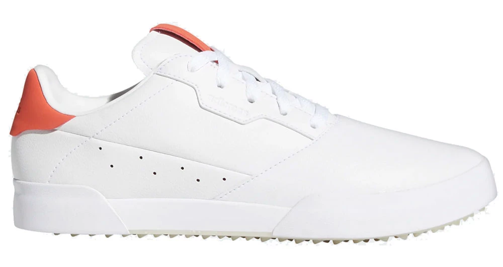 ADIDAS ADICROSS RETRO GREEN Golf Shoes - FTWWHT/ALTAMB/ALUMIN 3 ADIDAS ADICROSS RETRO GREEN Golf Shoes - FTWWHT/ALTAMB/ALUMIN