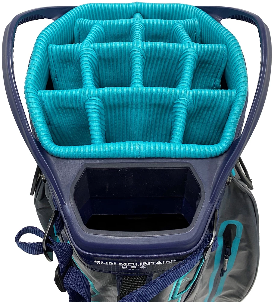 Sun Mountain Golf Sun Mountain H2NO Elite Cart Bag - Navy/Cobalt/Red 4 Sun Mountain Golf Sun Mountain H2NO Elite Cart Bag - Navy/Cobalt/Red - Image 2