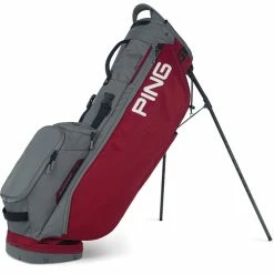 Ping Golf PING Hoofer Lite Stand Bag - Cardinal/Dark Grey/Black