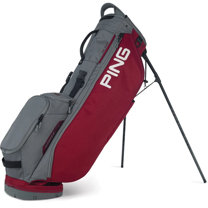Ping Golf PING Hoofer Lite Stand Bag - Cardinal/Dark Grey/Black 3 Ping Golf PING Hoofer Lite Stand Bag - Cardinal/Dark Grey/Black