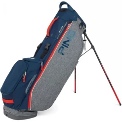 Ping Golf PING Hoofer Lite Stand Bag - Heather Grey/Navy/Scarlett