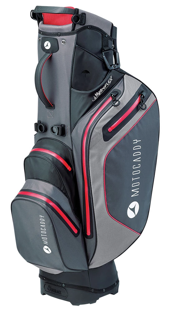 Motocaddy Golf Motocaddy HydroFLEX Stand Bag - Charcoal/Red 4 Motocaddy Golf Motocaddy HydroFLEX Stand Bag - Charcoal/Red - Image 2