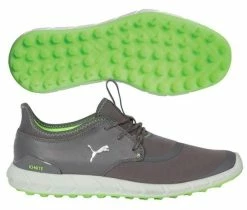 PUMA Golf Puma Ignite Spikeless Sport Golf Shoes-9.5-Smoked Pearl-Silver