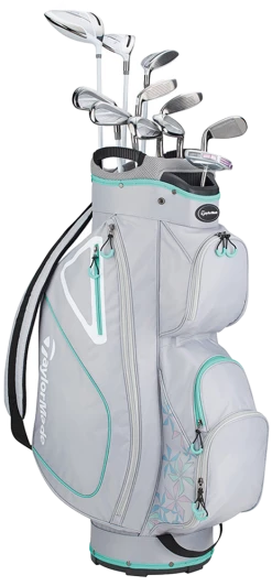 TaylorMade Golf TaylorMade Kalea Cart Bag - Navy/Light Grey