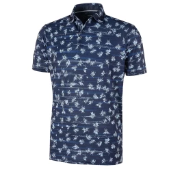 Galvin Green MALIK Shirt - Navy/Blue Bell