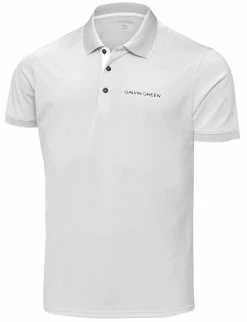 Galvin Green Marty-Tour VENTIL8 Plus Polo - Antarctica/White