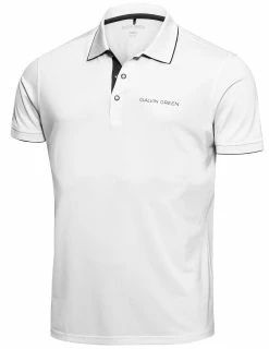 Galvin Green Marty-Tour VENTIL8 Plus Polo - White/Iron Grey
