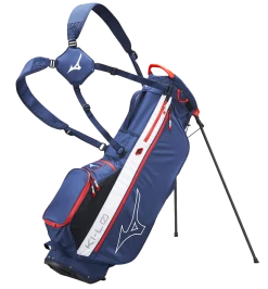 Mizuno Golf Mizuno K1LO Golf Stand Bag - Navy/Red